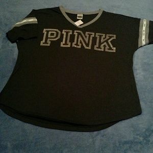 OLIVE GREEN BLING T-SHIRT